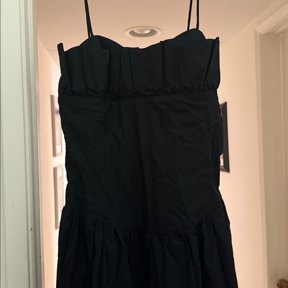 Meshki black gown - size small- nwt- Janis Cotton Frill Maxi Dress - Black - Picture 4 of 6